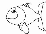 Cartoon Fish Outline Clipart Clip Simple Cod Drawing Template Drawings Coloring Vector Cliparts Bass Cartoons Rainbow Clipartbest Attribution Forget Link sketch template