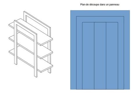 etageres  partir dun seul panneau par pascaltech en  etagere horizontale panneau