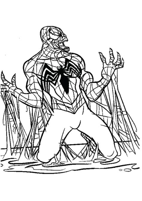 venom coloring pages books    printable