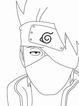 Kakashi Maske Hatake Trägt Immer Während Missionen Raskrasil sketch template