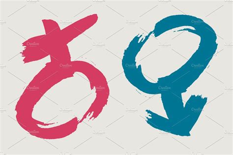 Gender Symbol ~ Illustrations ~ Creative Market