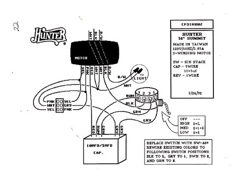 hunter ceiling fan speed switch wiring diagram hunter ceiling fans ceiling fan motor ceiling