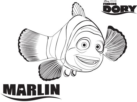finding nemo printable coloring pages