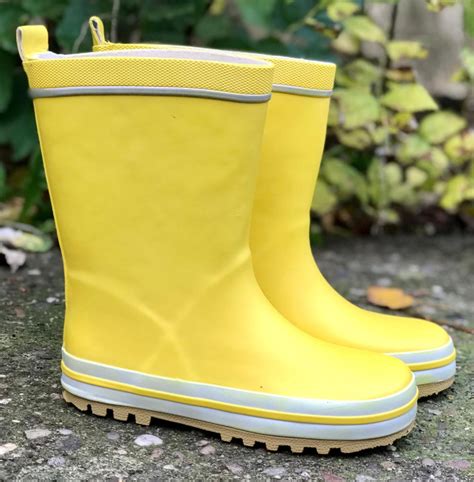 kids waterproof boys girls infants rain wellies mcker wellingtons splash boots ebay