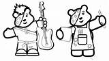 Pudsey Colouring Matador Template Colour Children Need Coloring Pages Visit sketch template