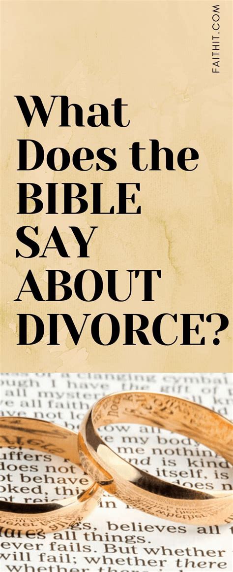 What Does The Bible Say About Divorce In 2020 Marriage Advice