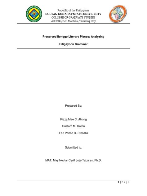 qualitative research sample chapter   philippines