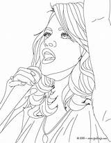 Selena Cantando Quintanilla Hellokids Ausmalen Retrato sketch template