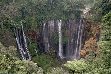 tumpak sewu waterfall in east java indonesia this world