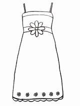 Dress Coloring Pages Print Wonder sketch template