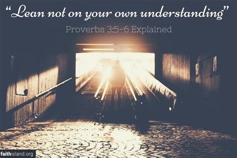 lean     understanding proverbs   explained faith