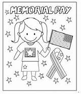 Memorial Coloring Pages Happy Kids Preschool Firstgrade Kindergarten sketch template