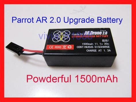 parrot ardrone  upgrade battery big capacity mah  generation generation