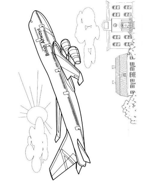 boeing  coloring pages