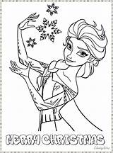 Elsa Snowflake sketch template