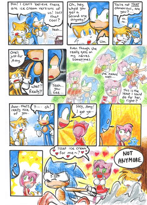 ice cream sonic comic by taeshilh on deviantart