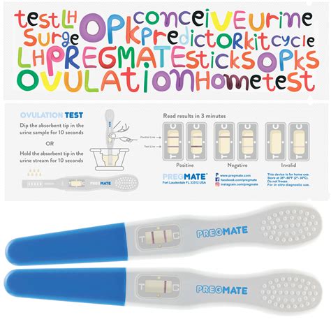 pregmate  ovulation midstream tests lh surge predictor opk kit