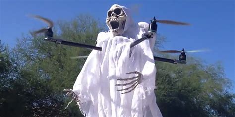 arizona man creates ghost drone  halloween