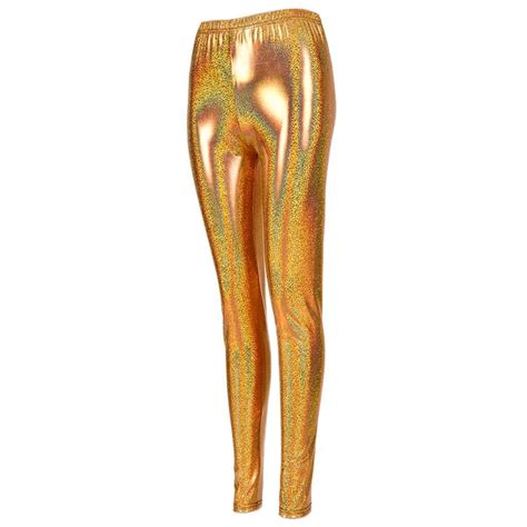 shiny leggings stretch firefly shiny disco pants womens mens ebay