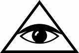 Illuminati Triangle Clipart Logo Clipground Clip Symbol sketch template