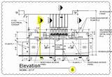 Architectural Elevation Millwork sketch template