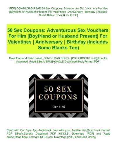 [pdf] Download Read 50 Sex Coupons Adventurous Sex Vouchers For Him