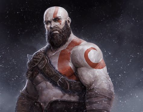 kratos god  war fan art  fanpop page