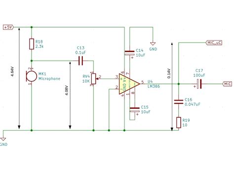operational amplifier microphone  lm electrical engineering stack exchange