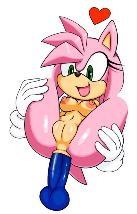 rule 34 amy rose anal anal sex anthro ass balls breasts female green eyess hair hedgehog