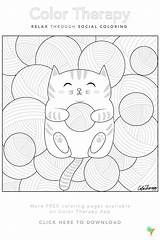 Coloring Therapy Pages Color Book Kids Cool Artsy Template Gift Sheets Choose Board sketch template