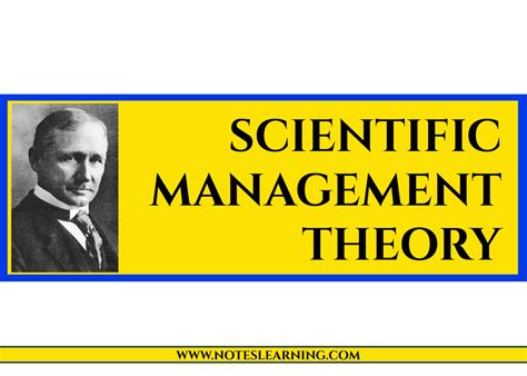 scientific management theory characteristics
