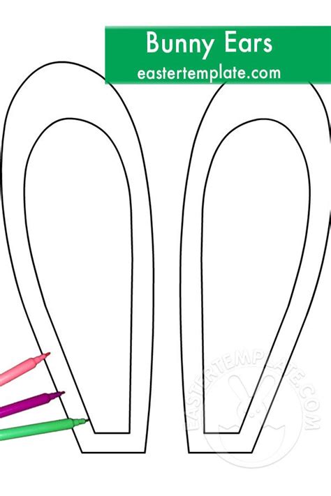 printable bunny ears easter template