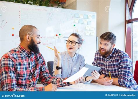 happy business people working  stock image image  business