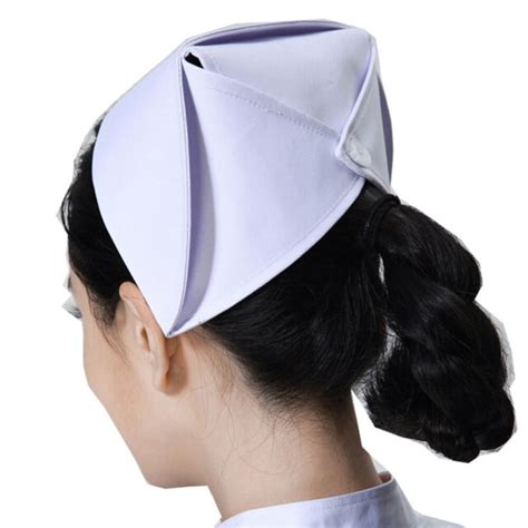 nurse hat caps  stripe womens hat nurse cap costume accessories