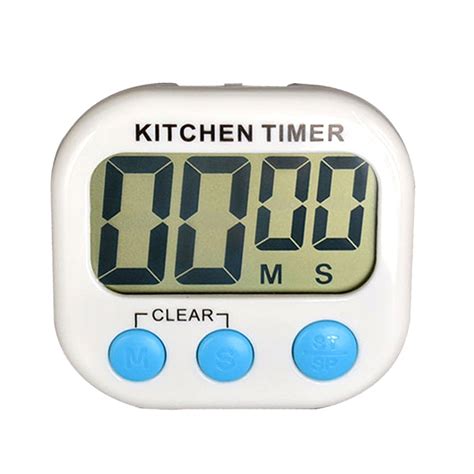 lcd digital kitchen timer magnetic count   clock loud alarm home kitchen cooking timer