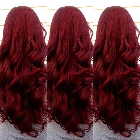20 Red Long Hairstyles Hairstyles And Haircuts 2016 2017