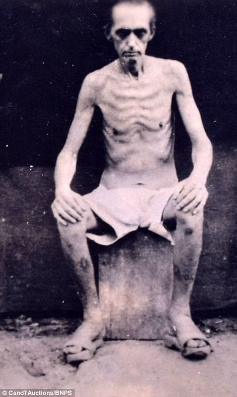 wwii heroes reduced to skin and bone in japan s pow camps daily mail