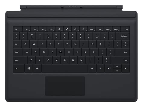 microsoft surface pro type cover black  mighty ape nz