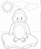 Penguin Coloring Pages Baby Cute Penguins Printable Clipart Very Animals Backhoe Kids Drawing Color Cliparts Panda Getcolorings Getdrawings Cartoon Colorings sketch template