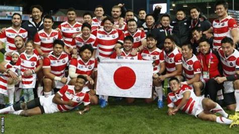 rugby world cup  japan beat usa  final pool game bbc sport