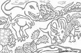 Coloring Prehistoric Pages Dino Animal sketch template