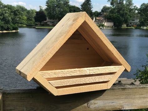 dove robin nesting box bird birdhouse    thick cedar ebay bird houses ideas diy
