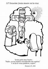 Crucis Catequesis Niños Jesús Biblia Easter Ninos Crucifixión Crucifixion Carinho Estacion Lecciones Compassion Setmana Tradicional Cristianas Catequese Criar Grátis às sketch template
