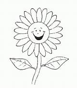 Sunflower Coloring Kids Pages Clipart Drawing Smile Smiling Flowers Drawings Getdrawings Step Popular Library Coloringhome Anycoloring sketch template