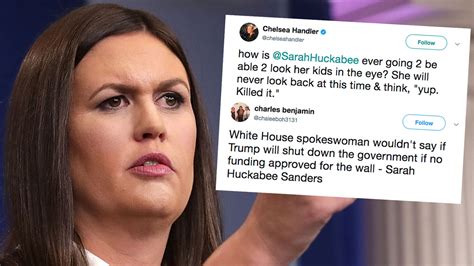 twitter s got jokes over why sarah huckabee sanders can t answer one