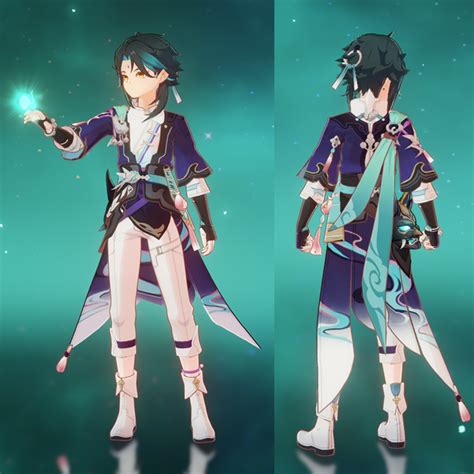 xiao yanqing outfit recolor   mod genshin impact mods