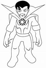 Strange Doutor Estranho Hero Squad Colorear Desenho Magico Dibujosonline Imprima Deixe Elas Vão Ficar Felizes sketch template