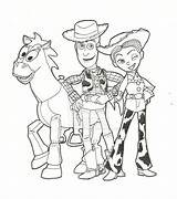 Toy Story Coloring Pages Woody Jessie Disney Clipart Buzz Drawing Printable Print Book Bullseye Getdrawings Library Color Getcolorings Comments Lovely sketch template