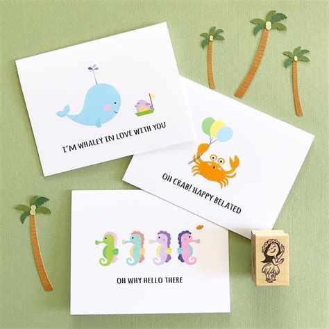 tropical island themed cards    ticklemelavendercom