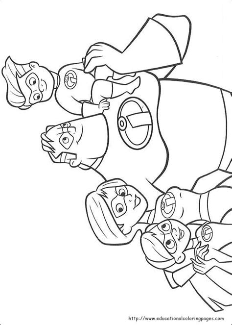 incredibles coloring pages educational fun kids coloring pages